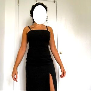90s vintage little black dress